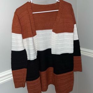 Perfect Fall Striped Cardigan